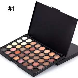 40 Color Matte Eyeshadow Palette Earth Color Shimmer Glitter Earth Eye Shadow Power Set Cosmetic Makeup Tools Make Up