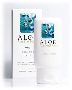 Aloe Cadabra Organic Lubricant Tahitian Vanilla 2.5 fluid ounces