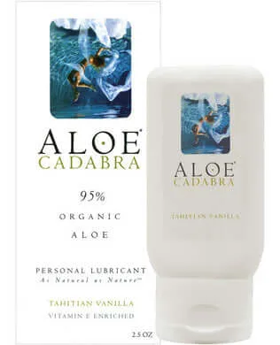 Aloe Cadabra Organic Lubricant Tahitian Vanilla 2.5 fluid ounces