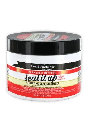 Aunt Jackie's Curls & Coils Flaxseed Seal It Up | Hydrating Sealing Butter