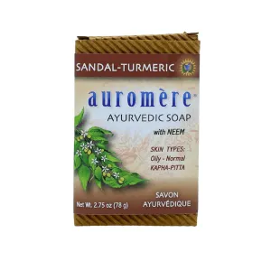 Auromere Soap - Sandal-Turmeric (78g)