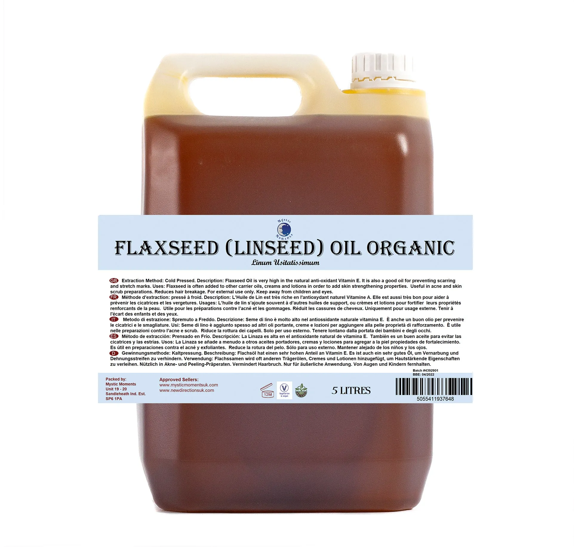 Flaxseed Organic Carrier Oil