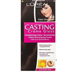 L'Oreal Paris Casting Creme Gloss Conditioning Colour 323 Dark Chocolate (T)