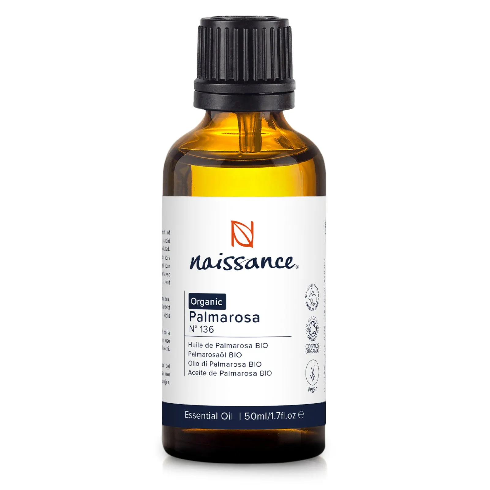 Palmarosa Organic Essential Oil (No. 136)