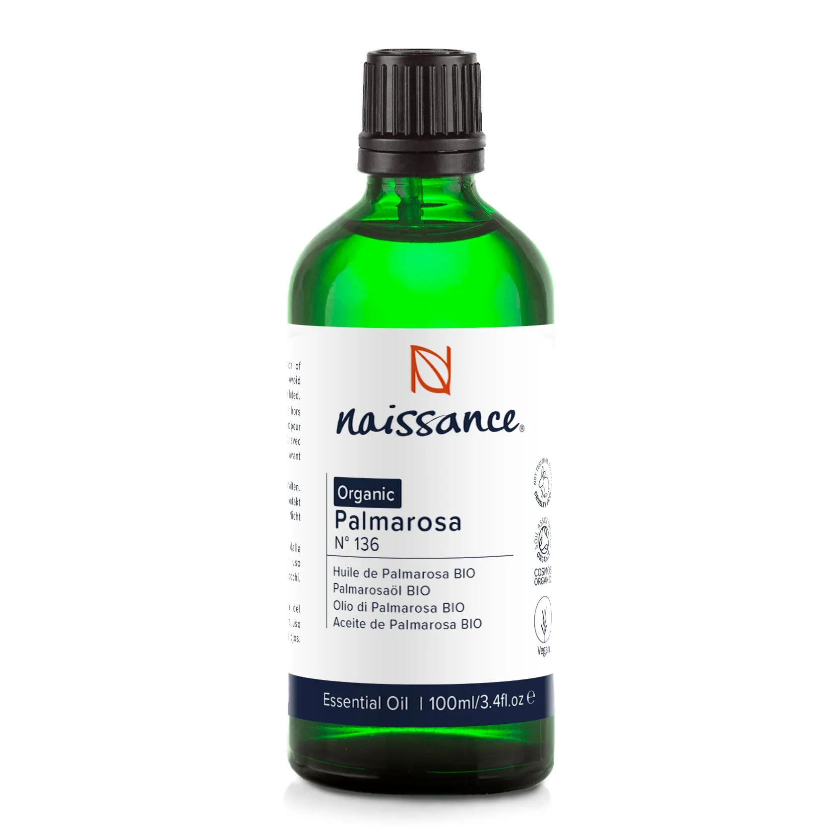 Palmarosa Organic Essential Oil (No. 136)