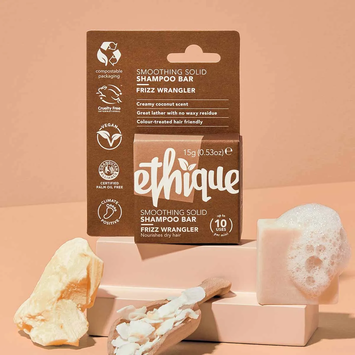 Smoothing Shampoo Bar Mini for Frizzy Hair: Frizz Wrangler™